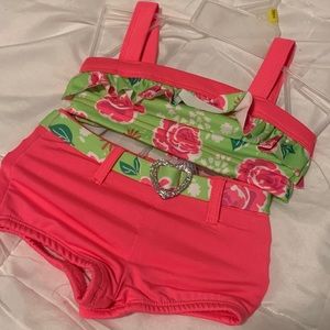 Kidgets 2 piece floral bathing suit